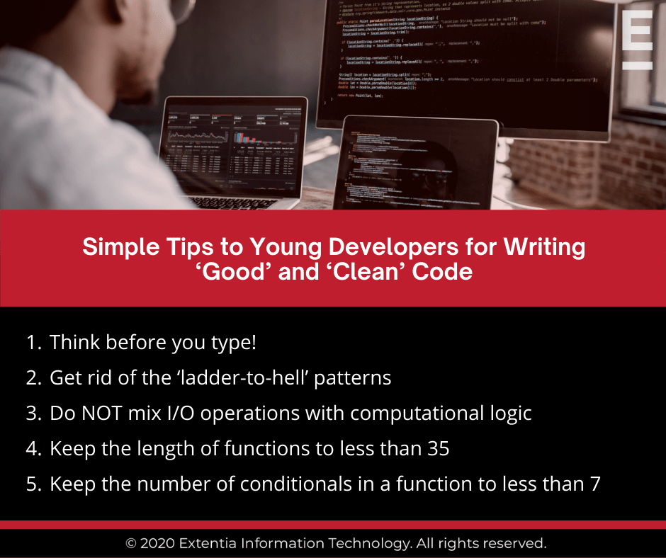 5 Simple Tips to Young Developers for Writing ‘Good’ and ‘Clean’ Code