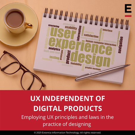 UX Independent of Digital Products