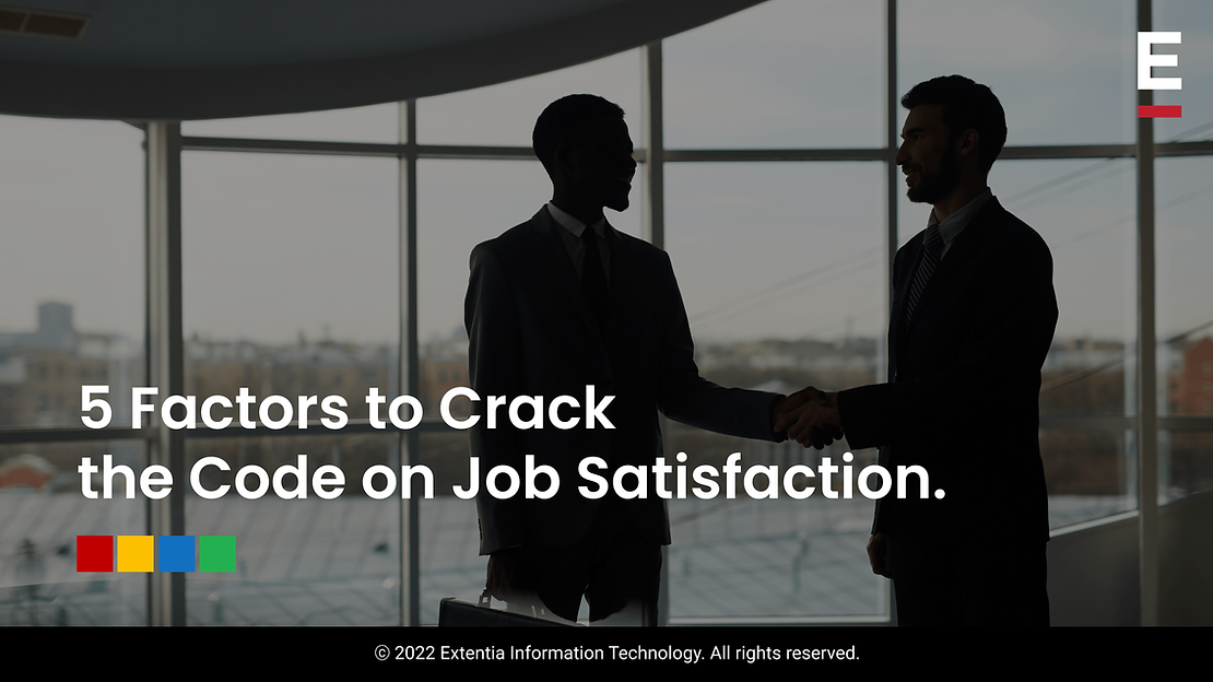 5 Factors to Crack the Code on Job Satisfaction