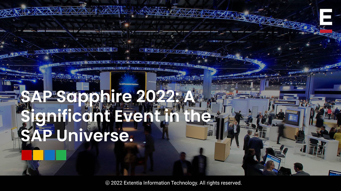 SAP Sapphire 2022: A Significant Event in the SAP Universe